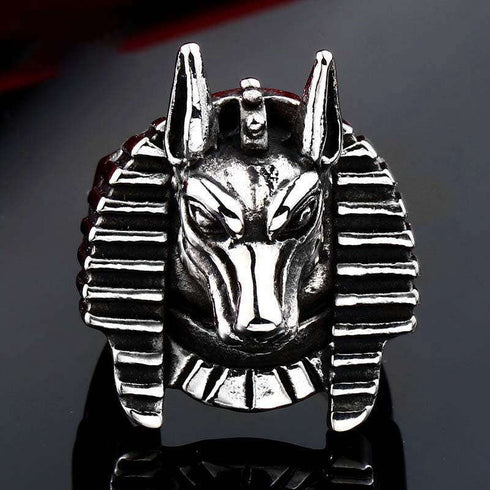 Bague Loup Pharaon (Acier)